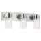 Nuvo Intersection 3-Light Vanity - Polished Nickel with Clear Glass 60/7633 - alternate 3